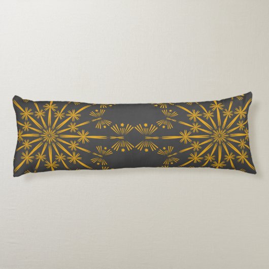 Retro Mandala Dusk Body Pillow Lichaamskussen (Achterkant)