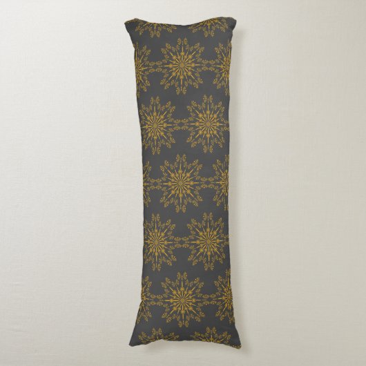 Retro Mandala Dusk Body Pillow Lichaamskussen (Voorkant Verticaal)