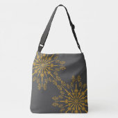 Retro Mandala Dusk Crossbody Bag Tas (Achterkant)