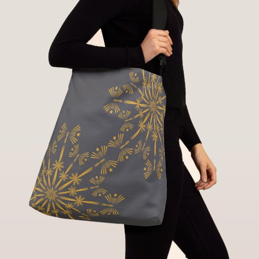 Retro Mandala Dusk Crossbody Bag Tas (Dichtbij)