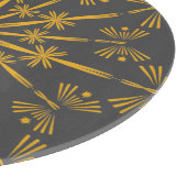 Retro Mandala Dusk Glass Cutting Board Snijplank (Hoek)