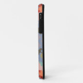 Retro Mandala Flower Blue en Red Case-Mate iPhone Case (Achterkant/links)
