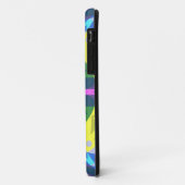Retro Mandala Flower Blue Yellow and Pink Case-Mate iPhone Case (Achterkant/links)