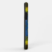 Retro Mandala Flower Green Blue en Oranje Case-Mate iPhone Case (Achterkant/rechts)