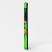 Retro Mandala Flower Green Yellow en Blue Case-Mate iPhone Case (Achterkant/links)