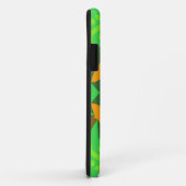 Retro Mandala Flower Green Yellow en Blue Case-Mate iPhone Case (Achterkant/rechts)