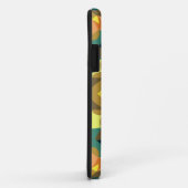 Retro Mandala Flower Oranje Yellow and Green Case-Mate iPhone Case (Achterkant/rechts)