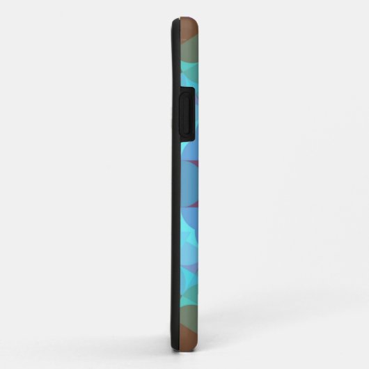 Retro Mandala Flower Red Blue en Paars Case-Mate iPhone Case (Achterkant/rechts)