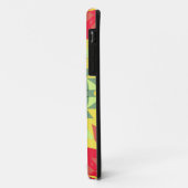 Retro Mandala Flower Red en Yellow Case-Mate iPhone Case (Achterkant/links)