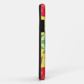 Retro Mandala Flower Red en Yellow Case-Mate iPhone Case (Achterkant/rechts)
