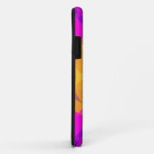 Retro Mandala Flower Yellow Pink en Blue Case-Mate iPhone Case (Achterkant/rechts)