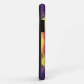 Retro Mandala Flower Yellow Pink en Paars Case-Mate iPhone Case (Achterkant/rechts)