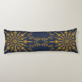 Retro Mandala Midnight Body Pillow Lichaamskussen (Achterkant)