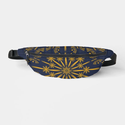 Retro Mandala Midnight Fanny Pack Heuptasje (Voorkant)