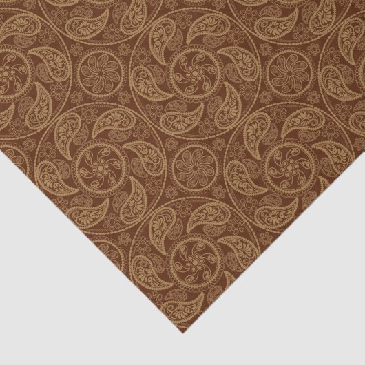 Retro mandala patroon tissuepapier (Detail)