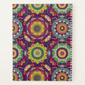 Retro Mandala Pattern Gepersonaliseerd Planner (Achterkant)
