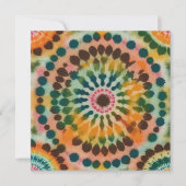 Retro Mandala Tie Dye Kaart (Voorkant)
