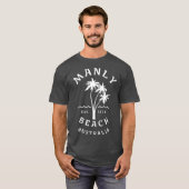 Retro Manly Beach Original Australia Graphic T-shirt (Voorkant volledig)