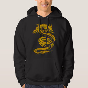 Retro  Mannen grafische drakenhoodie Hoodie