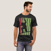 Retro Mannen snowboarden snowboarden Ski Skier Bo T-shirt (Voorkant volledig)