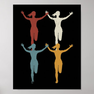 Retro Marathon, Trail running Poster