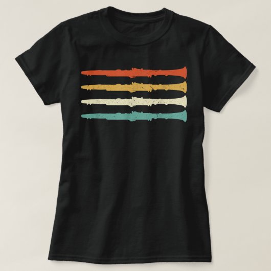 Retro Marching Band Clarinet - Clarinet402 T-shirt (Design voorkant)