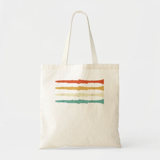 Retro Marching Band Clarinet -  Clarinet402 Tote Bag (Voorkant)