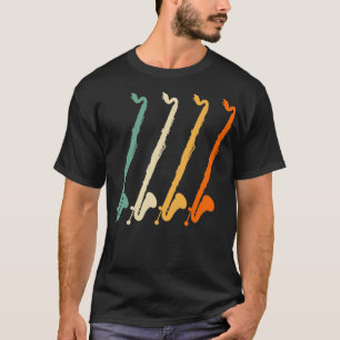 Retro Marching Band Clarinet Hoodie T-shirt