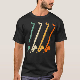 Retro Marching Band Clarinet Hoodie T-shirt