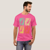 Retro Marching Band Trompet T-shirt (Voorkant volledig)