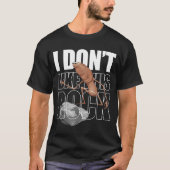 Retro Marcus The Worm I Don't Like This Rock  T-shirt (Voorkant)