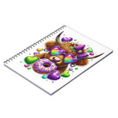 Retro Mardi Gras, Highland Koe Notitieboek (Linkerzijde)