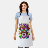 Retro Mardi Gras, Highland Koe Schort (Gedragen)