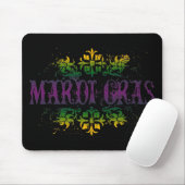 Retro Mardi Gras Muismat (Met muis)