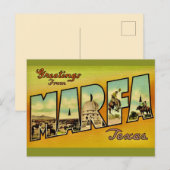 Retro Marfa Texas Groet Briefkaart (Voorkant / Achterkant)
