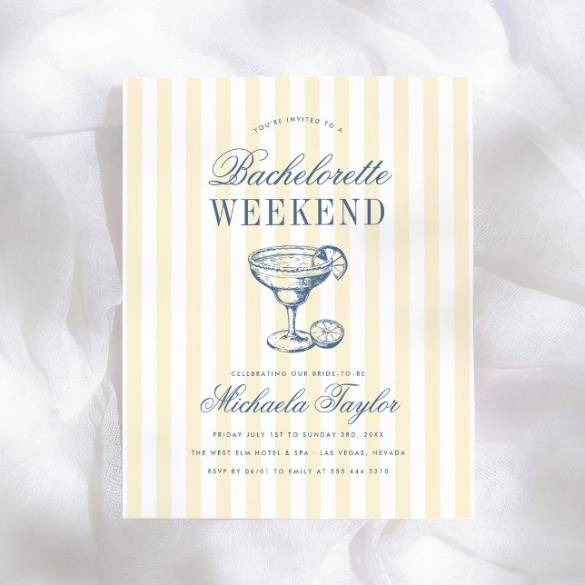 Retro Margarita Preppy Budget Bachelorette Weekend (Creator heeft geüpload)