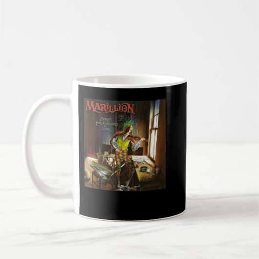 Retro  Marillion Geweldige voor muziekventilator Koffiemok (Links)