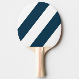 Retro Marine Drie Vette Strepen Tafeltennisbatje