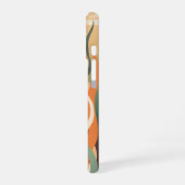 Retro Marine Plants iPhone 16 Hoesje (Linkerkant)