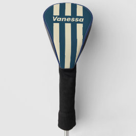 Retro Marine Uitstervende Drie Speldstrepen met Na Golfheadcover