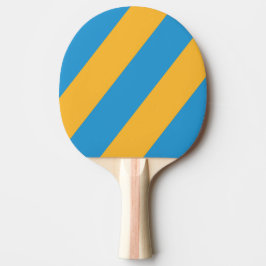 Retro Marineblauw Vet Gebreid Tafeltennisbatje