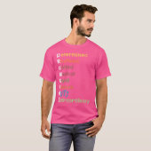 Retro Marking Band Drum Corps Drumline T-shirt (Voorkant volledig)