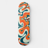 Retro marmer jaren '60 persoonlijk skateboard (Voorkant)