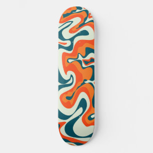Retro marmer jaren '60 persoonlijk skateboard