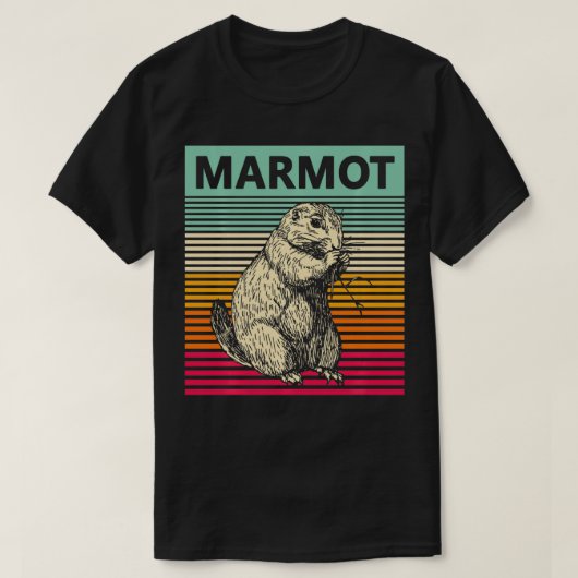 Retro Marmot  Marmot T-shirt (Design voorkant)