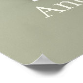 Retro Marquee Letter A op maat Poster (Hoek)