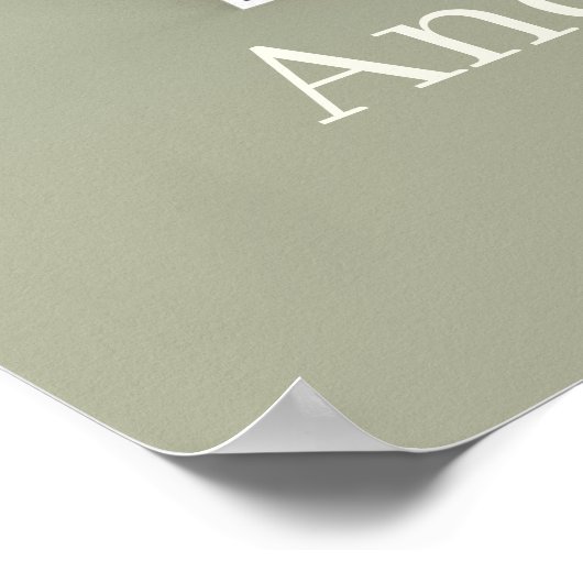 Retro Marquee Letter A op maat Poster (Hoek)