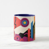 Retro Mars Historic Sites vakantion poster Mok (Midden)