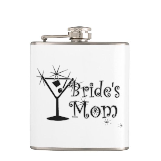 Retro Martini - Bride's mam Heupfles (Voorkant)