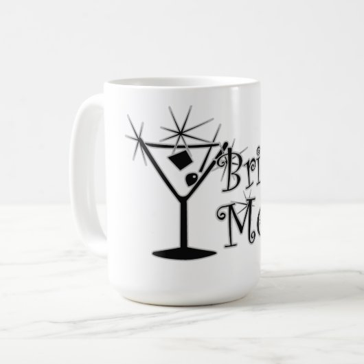 Retro Martini - Bruid's Moeder Koffiemok (Voorkant links)